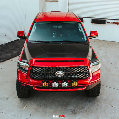OEM-Style Carbon Fiber Hood For 2014-2021 Toyota Tundra