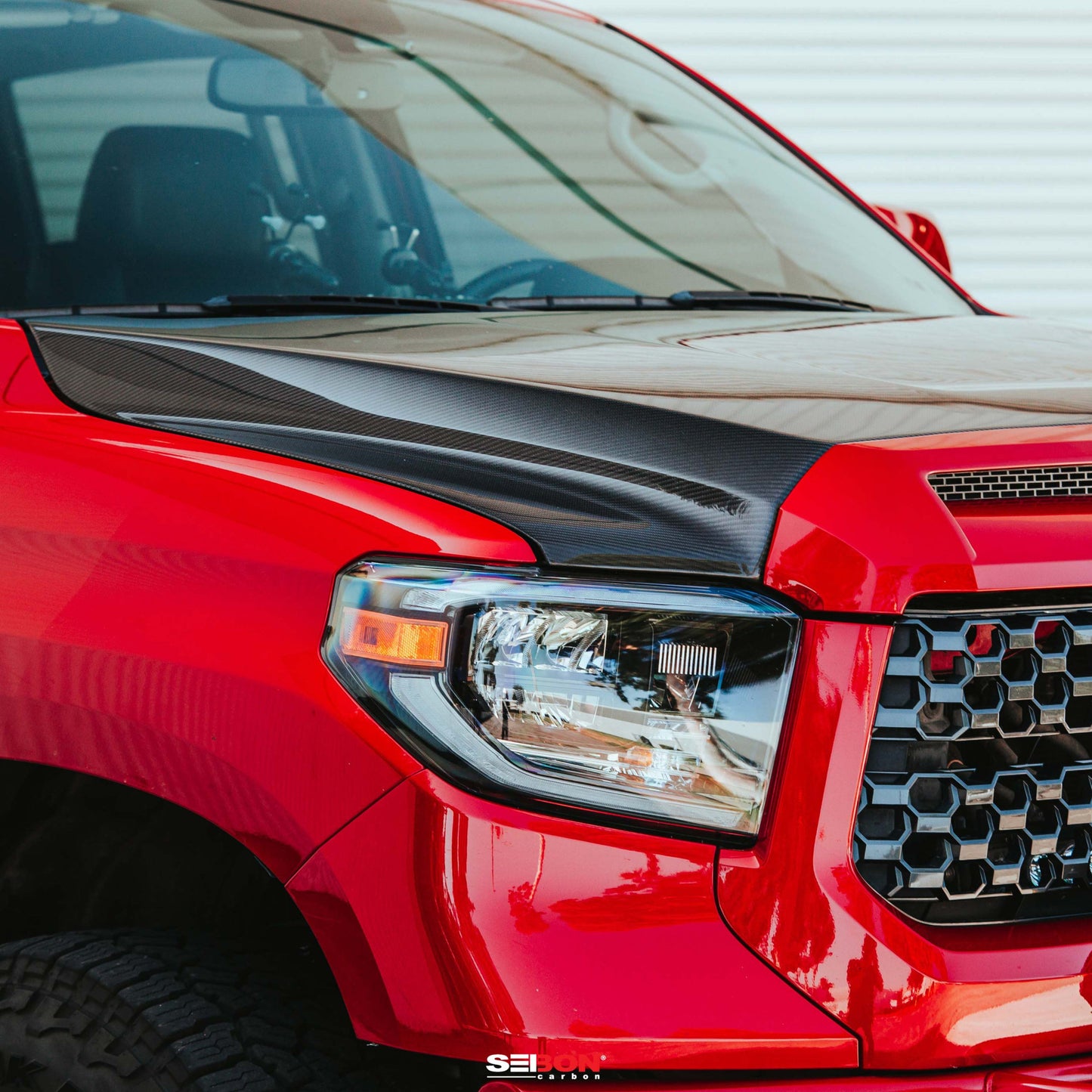 OEM-Style Carbon Fiber Hood For 2014-2021 Toyota Tundra