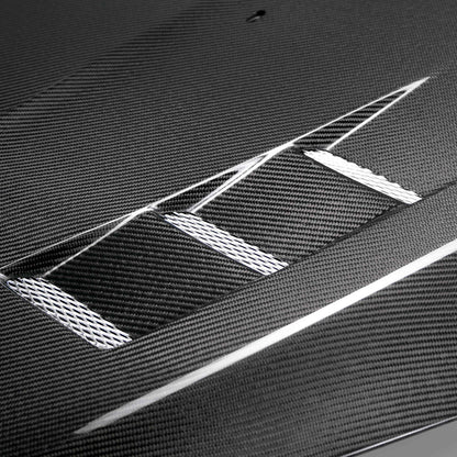 TV-Style Carbon Fiber Hood For 2015-2018 Ford Focus