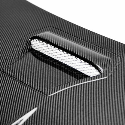 MR-Style Carbon Fiber Hood For 2016-2021 Honda Civic 2DR/4DR