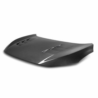 TS-Style Carbon Fiber Hood For 2016-2021 Honda Civic 2DR/4DR