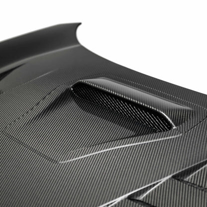 TS-Style Carbon Fiber Hood For 2017-2021 Honda Civic Type R