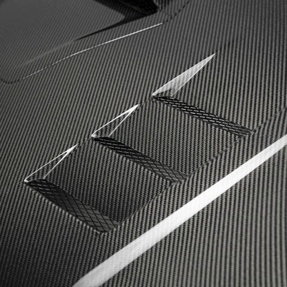 TS-Style Carbon Fiber Hood For 2017-2021 Honda Civic Type R