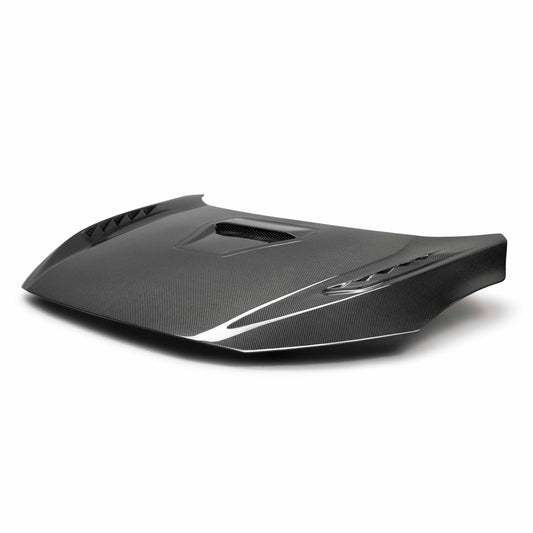 TSII-Style Carbon Fiber Hood For 2017-2021 Honda Civic Type R