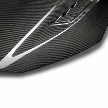TSII-Style Carbon Fiber Hood For 2017-2021 Honda Civic Type R