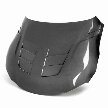 TSII-Style Double Sided Carbon Fiber Hood For 2020-2024 Toyota GR Supra