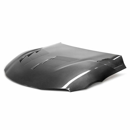 TSII-Style Double Sided Carbon Fiber Hood For 2020-2024 Toyota GR Supra