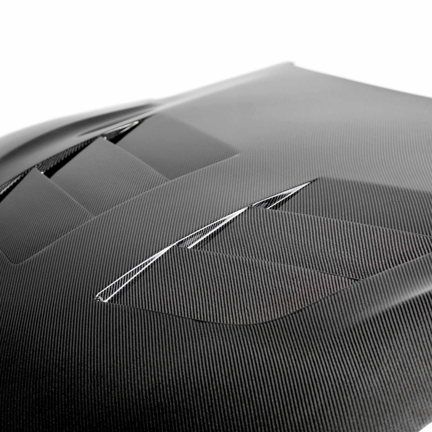TSII-Style Double Sided Carbon Fiber Hood For 2020-2024 Toyota GR Supra