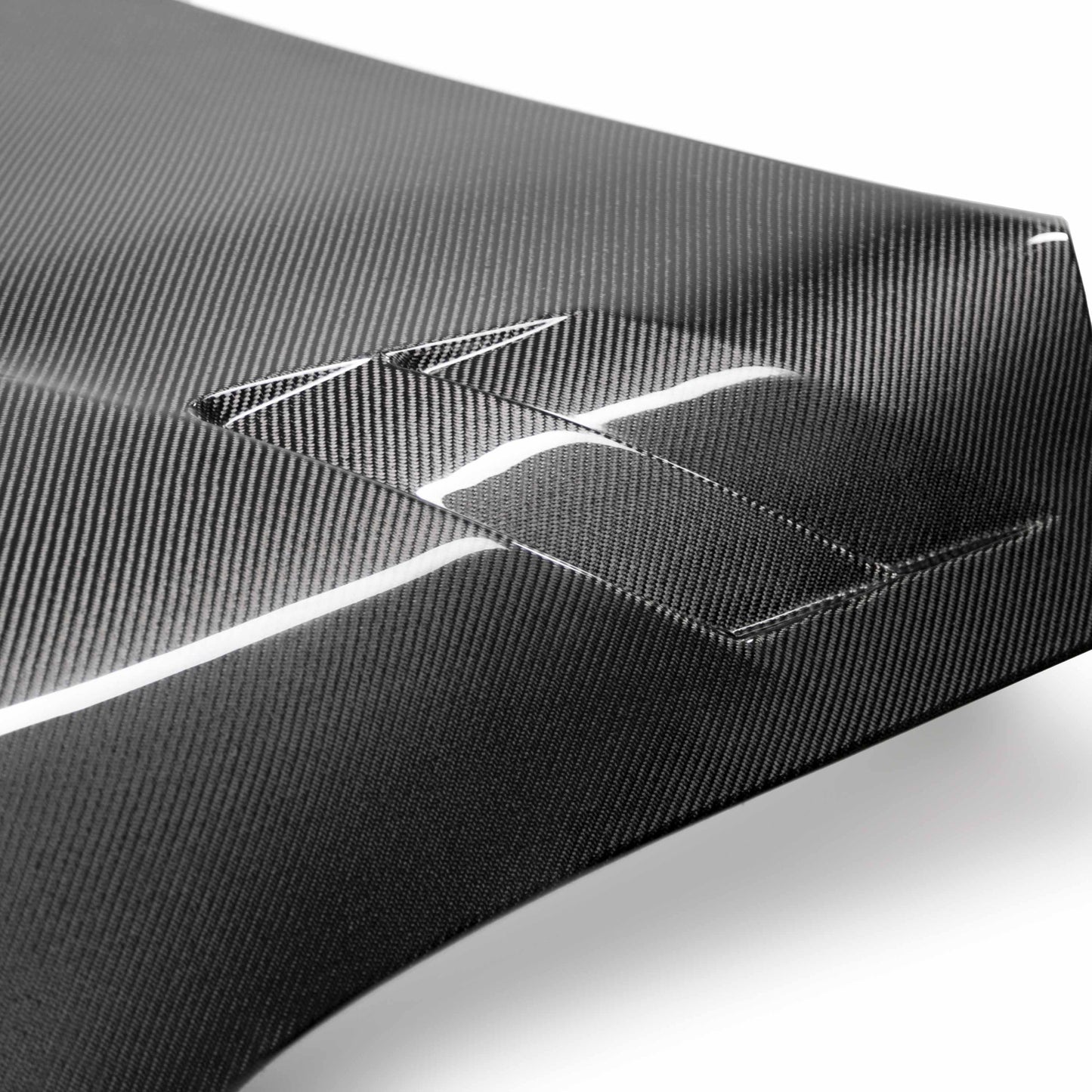 TSII-Style Double Sided Carbon Fiber Hood For 2020-2024 Toyota GR Supra