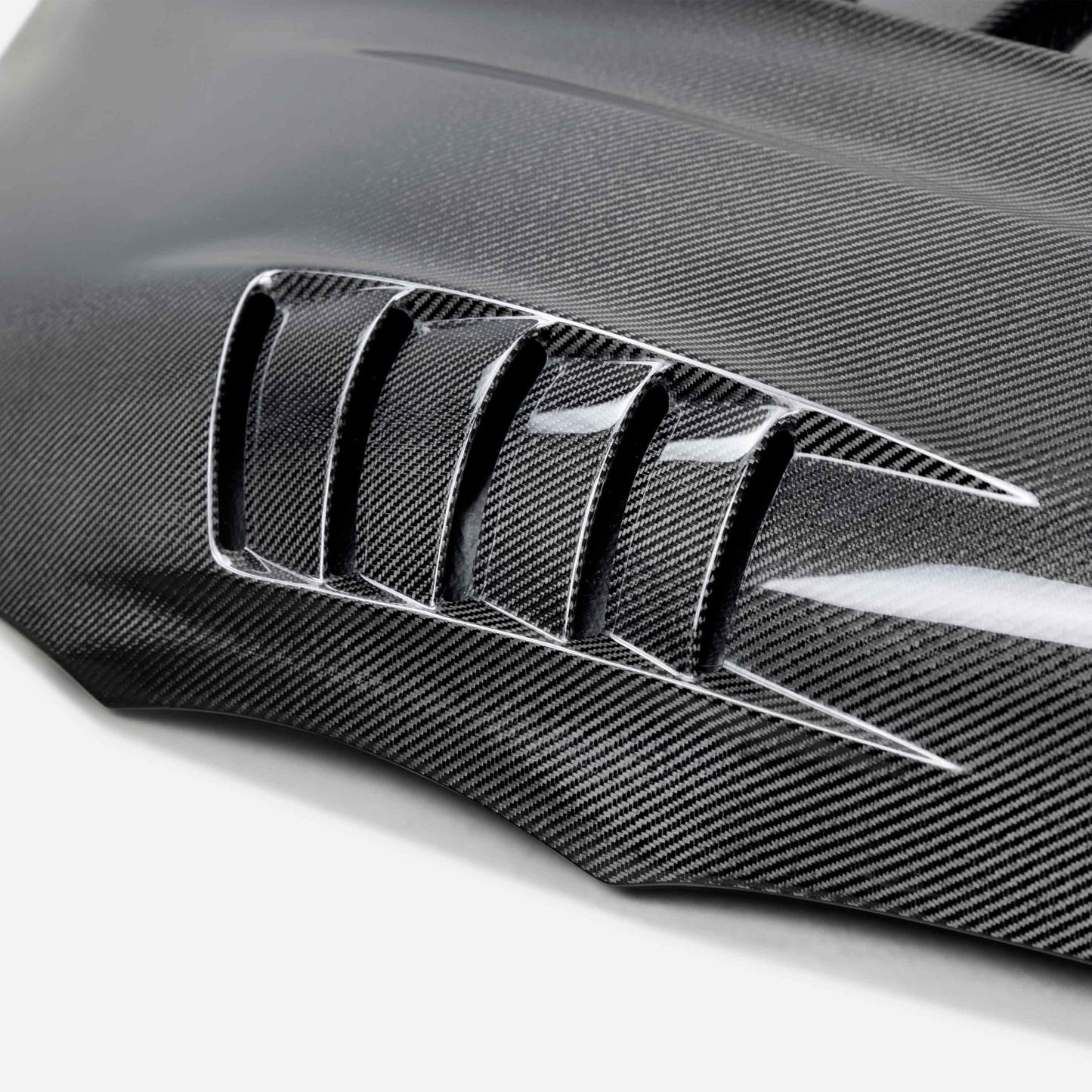 TV-Style Double Sided Carbon Fiber Hood For 2020-2026 Toyota GR Supra