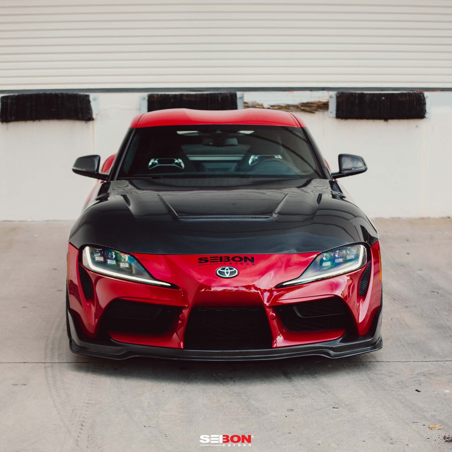 VS-Style Double Sided Carbon Fiber Hood For 2020-2024 Toyota GR Supra