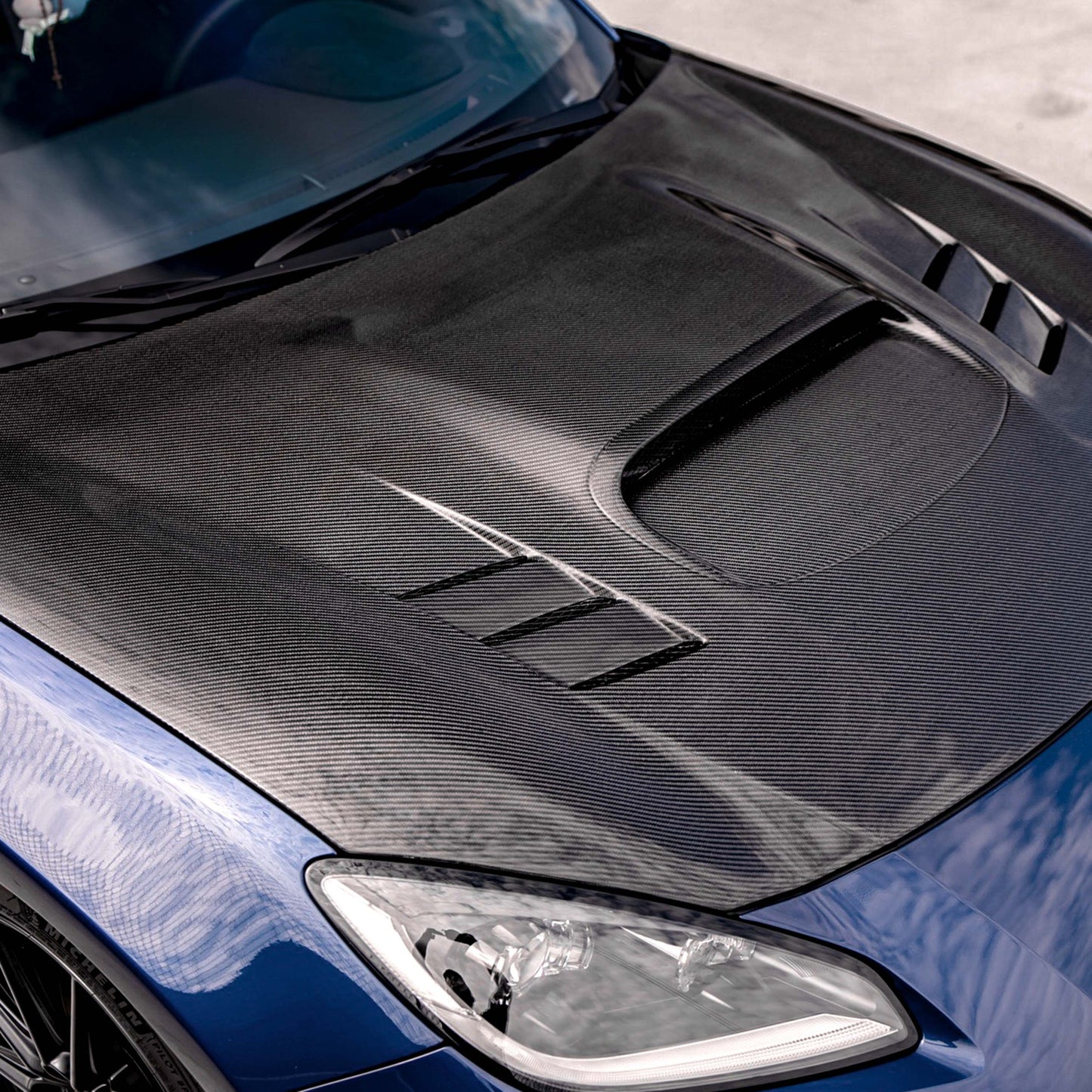 FA-Style Carbon Fiber Hood For 2022-2024 Toyota GR86/ Subaru BRZ