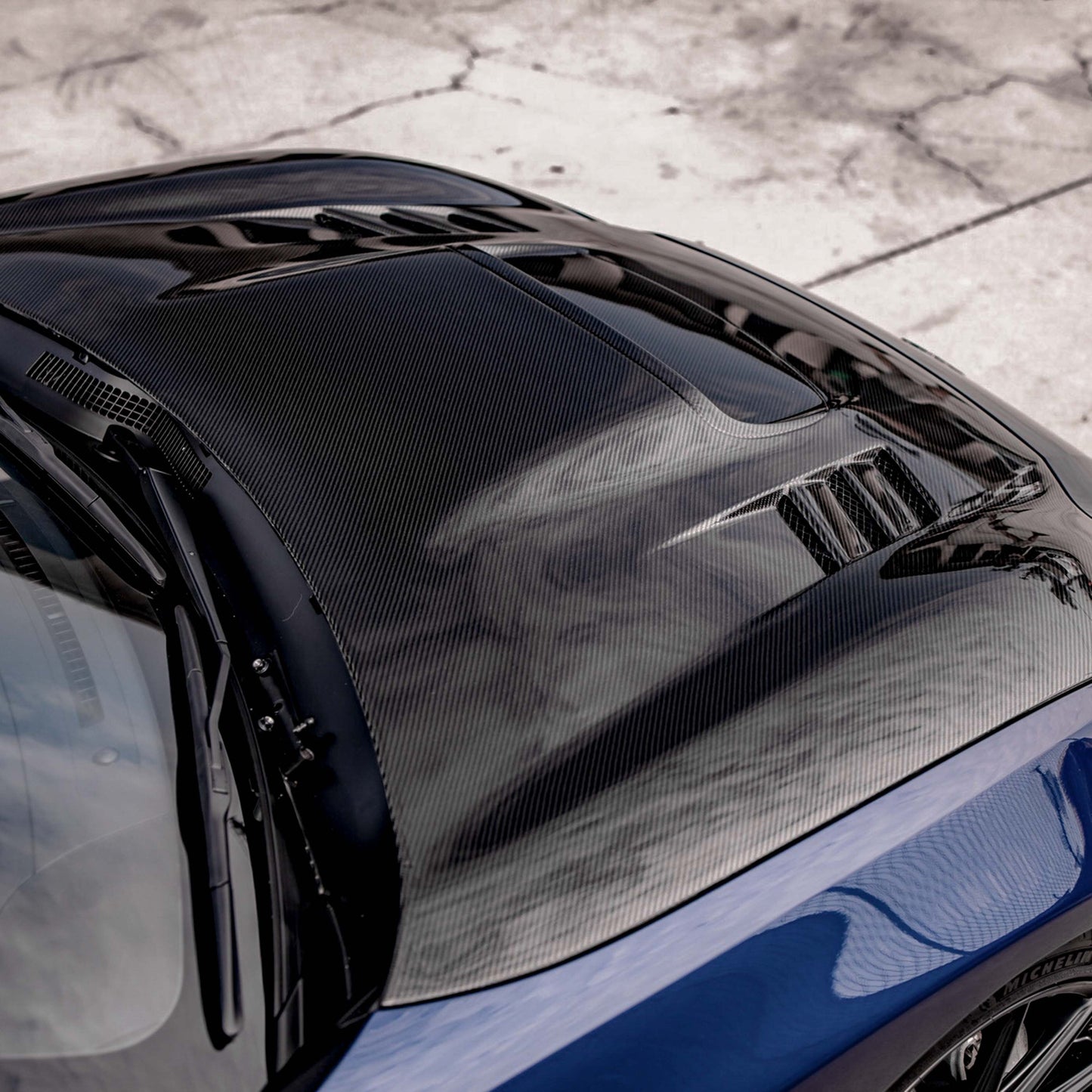 FA-Style Carbon Fiber Hood For 2022-2024 Toyota GR86/ Subaru BRZ
