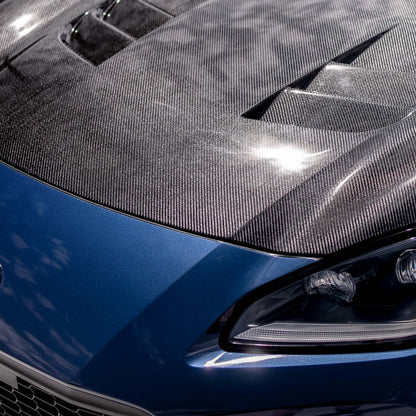 TS-Style Carbon Fiber Hood For 2022-2024 Toyota GR86/ Subaru BRZ