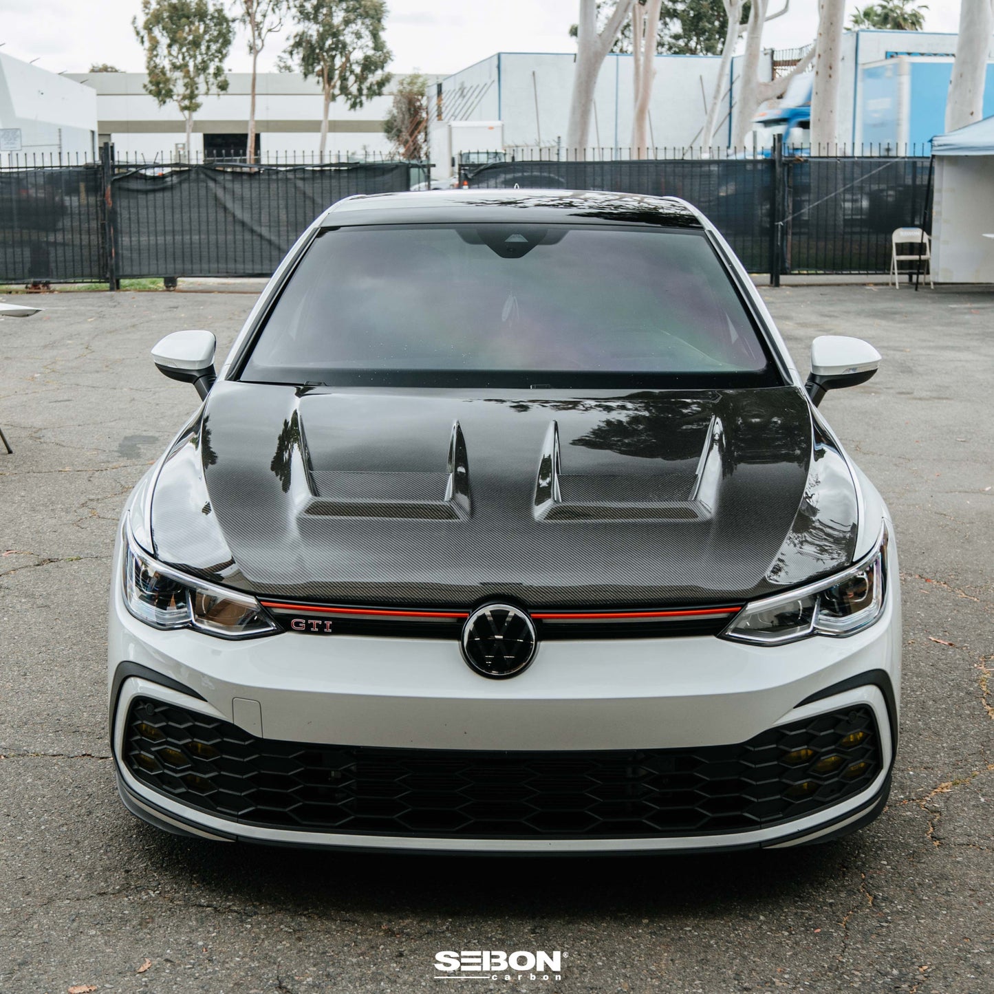DV-Style Carbon Fiber Hood For 2022 VW Golf MK8
