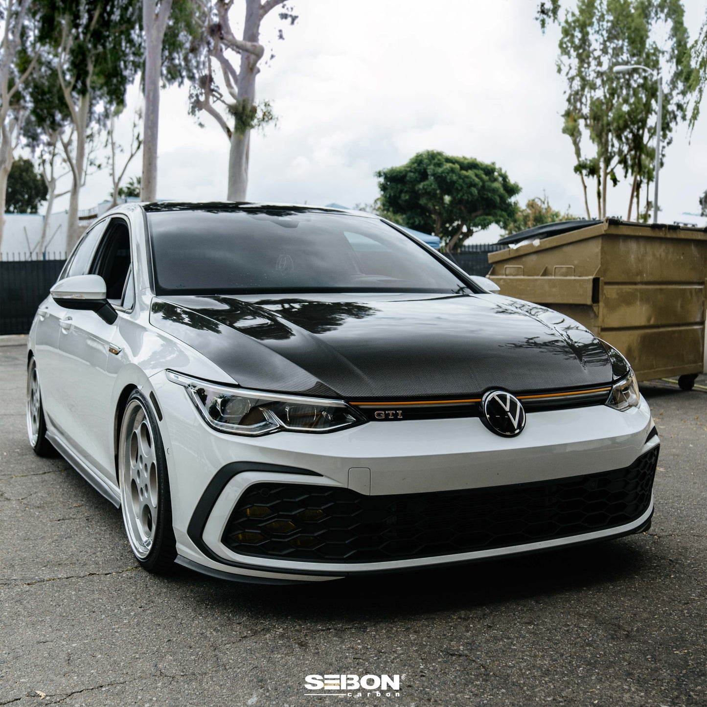 OEM-Style Carbon Fiber Hood For 2022 VW Golf MK8