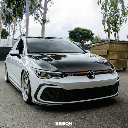 OEM-Style Carbon Fiber Hood For 2022 VW Golf MK8
