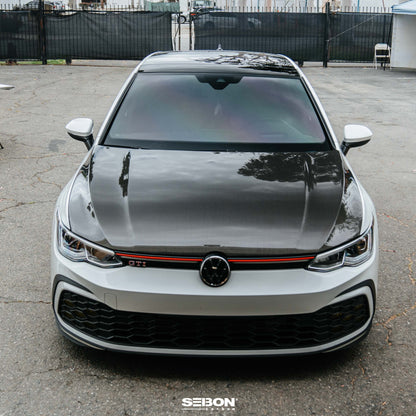 OEM-Style Carbon Fiber Hood For 2022 VW Golf MK8