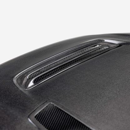 GT-Style Double Sided Carbon Fiber Hood For 2023-2024 Honda Civic Type R
