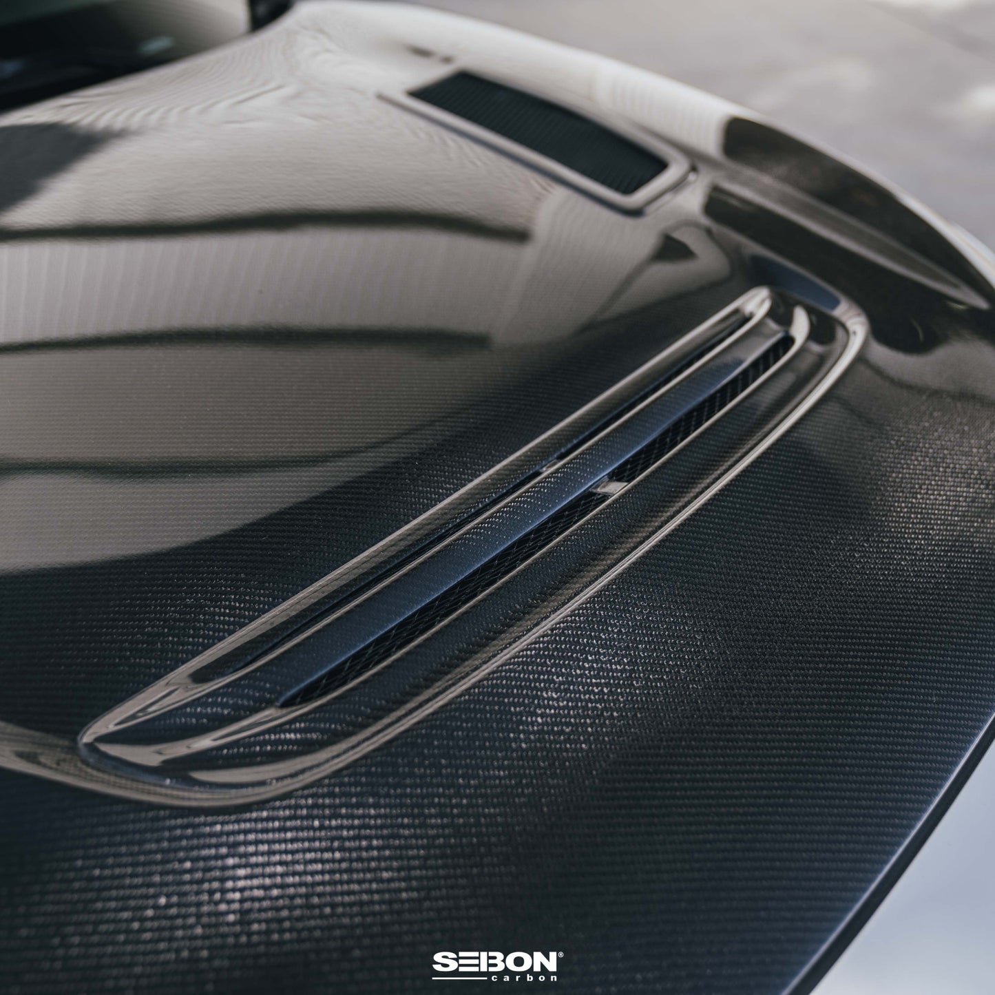 GT-Style Double Sided Carbon Fiber Hood For 2023-2024 Honda Civic Type R