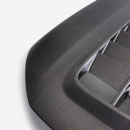 TV-Style Double Sided Carbon Fiber Hood For 2023-2024 Honda Civic Type R