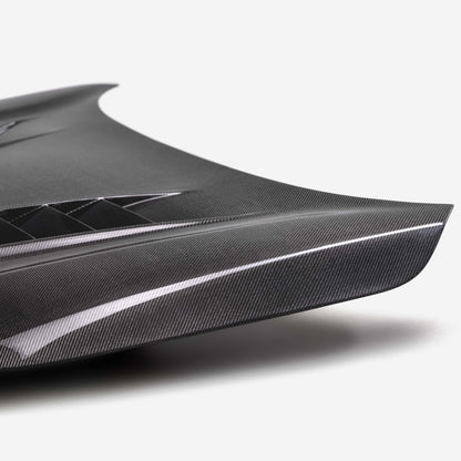 TV-Style Double Sided Carbon Fiber Hood For 2023-2024 Honda Civic Type R