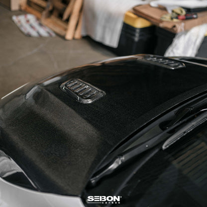 OEM-style Double-Sided carbon fiber hood for 2023-2025 Toyota GR Corolla