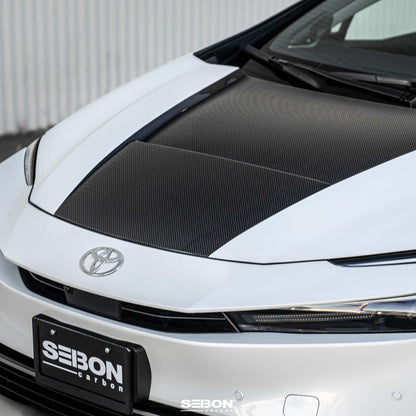 VT-Style Carbon Fiber Hood For 2023-2025 Toyota Prius / Prius Prime