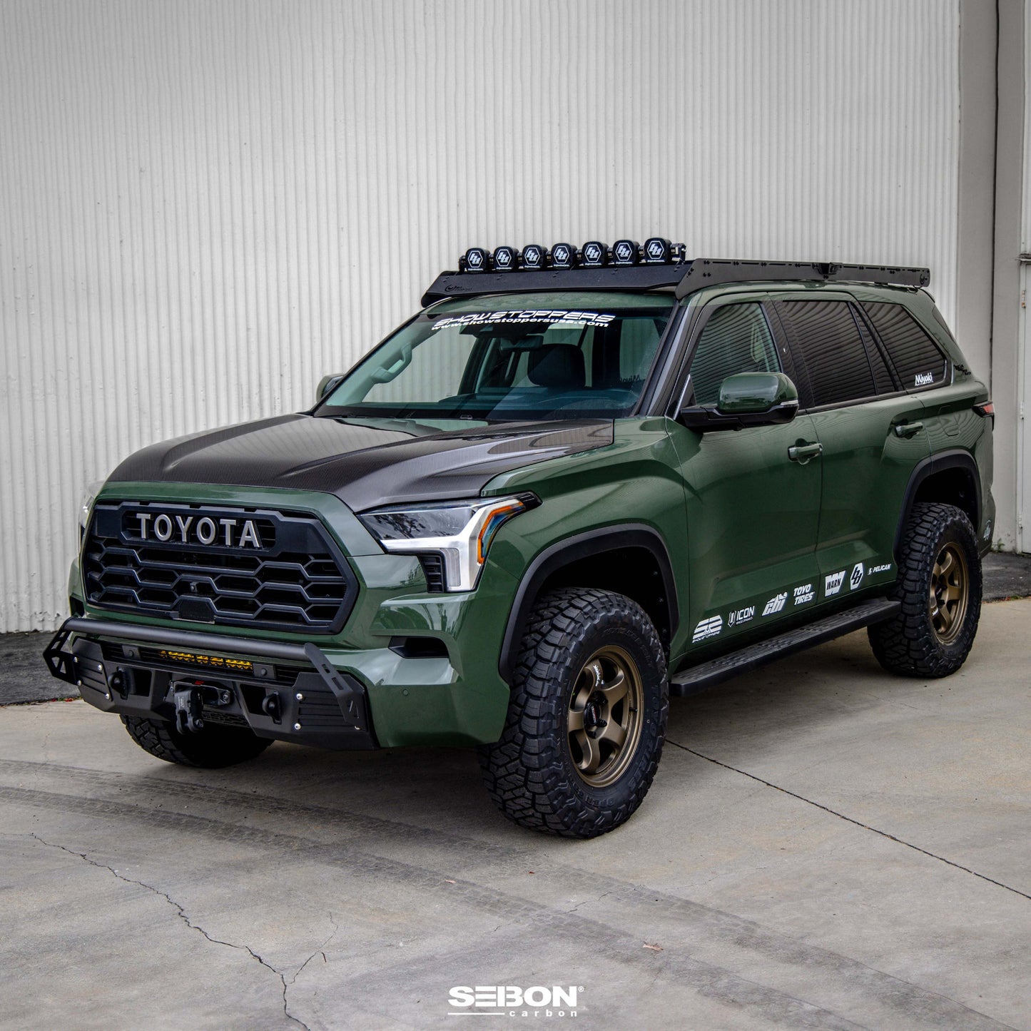 OEM-Style Carbon Fiber Hood For 2022-2024 Toyota Tundra / 2023-2024 Toyota Sequoia