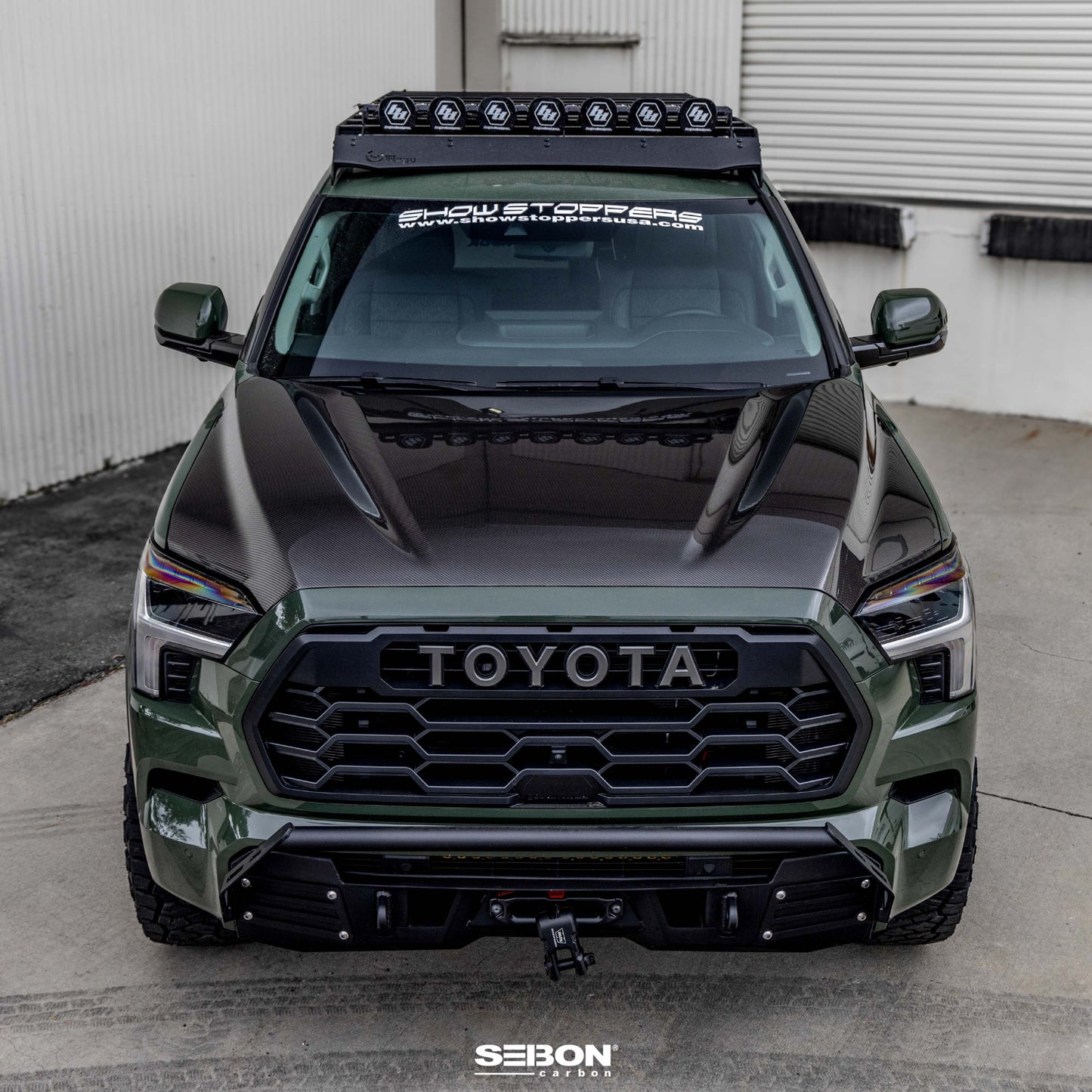 OEM-Style Carbon Fiber Hood For 2022-2024 Toyota Tundra / 2023-2024 Toyota Sequoia