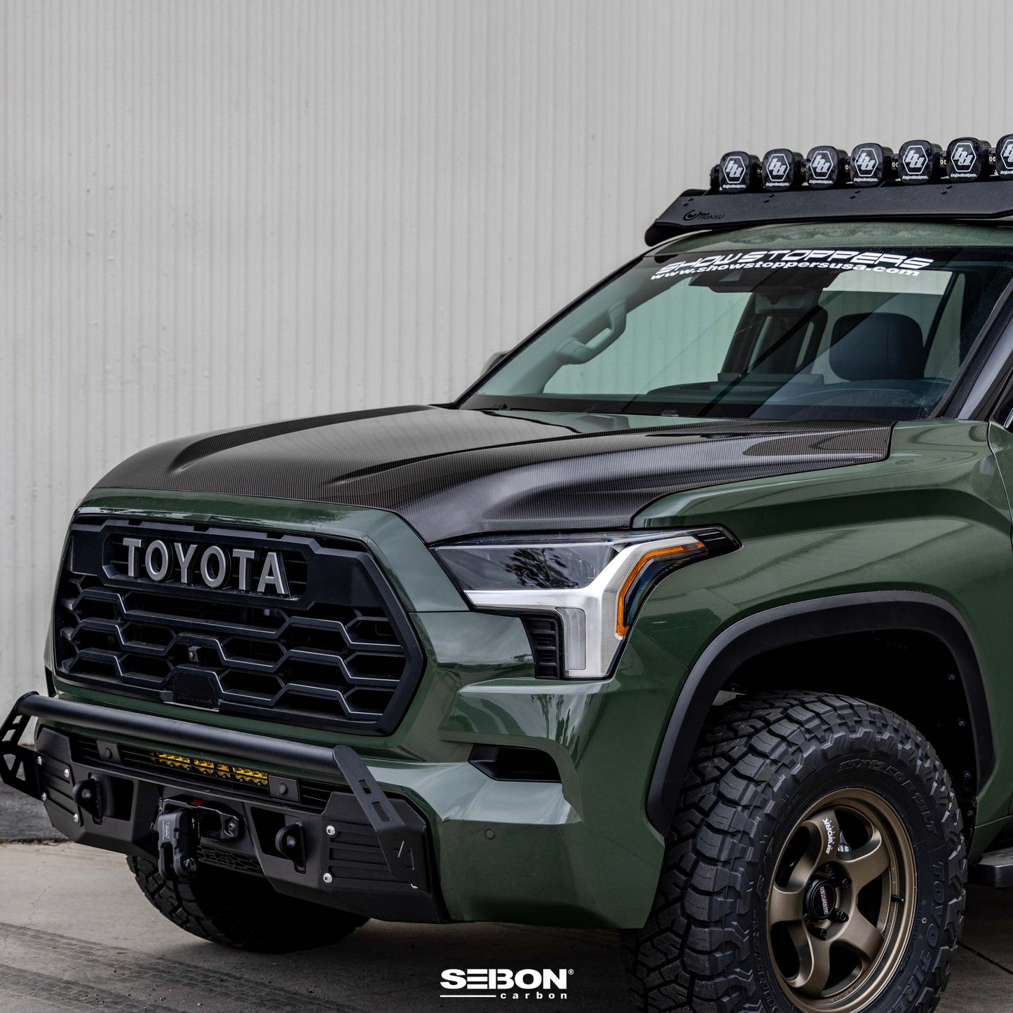 OEM-Style Carbon Fiber Hood For 2022-2024 Toyota Tundra / 2023-2024 Toyota Sequoia