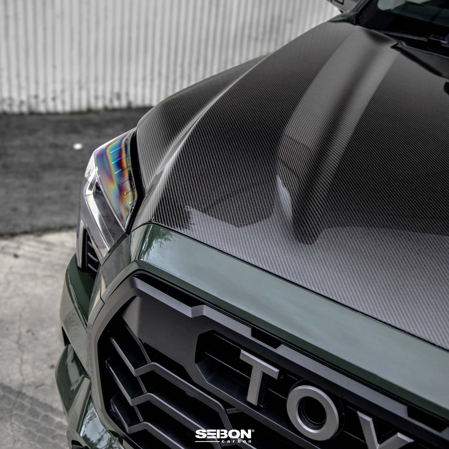 OEM-Style Carbon Fiber Hood For 2022-2024 Toyota Tundra / 2023-2024 Toyota Sequoia