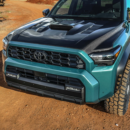 TS-Style Carbon Fiber Hood For 2024-2025 Toyota Tacoma / 2025 Toyota 4Runner