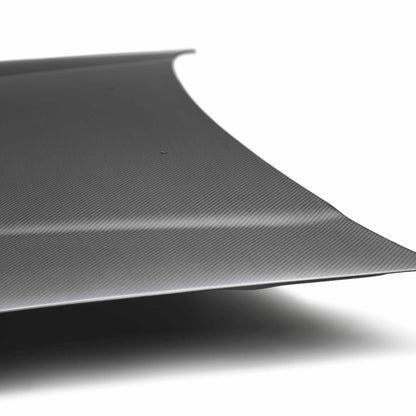 OEM-Style Dry Carbon Fiber Hood For 1992-1995 Honda Civic Coupe / Hatchback - Matte