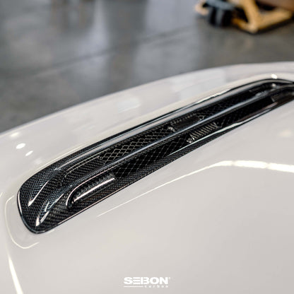 Carbon Fiber Hood Vent For 2023-2024 Honda Civic Type R