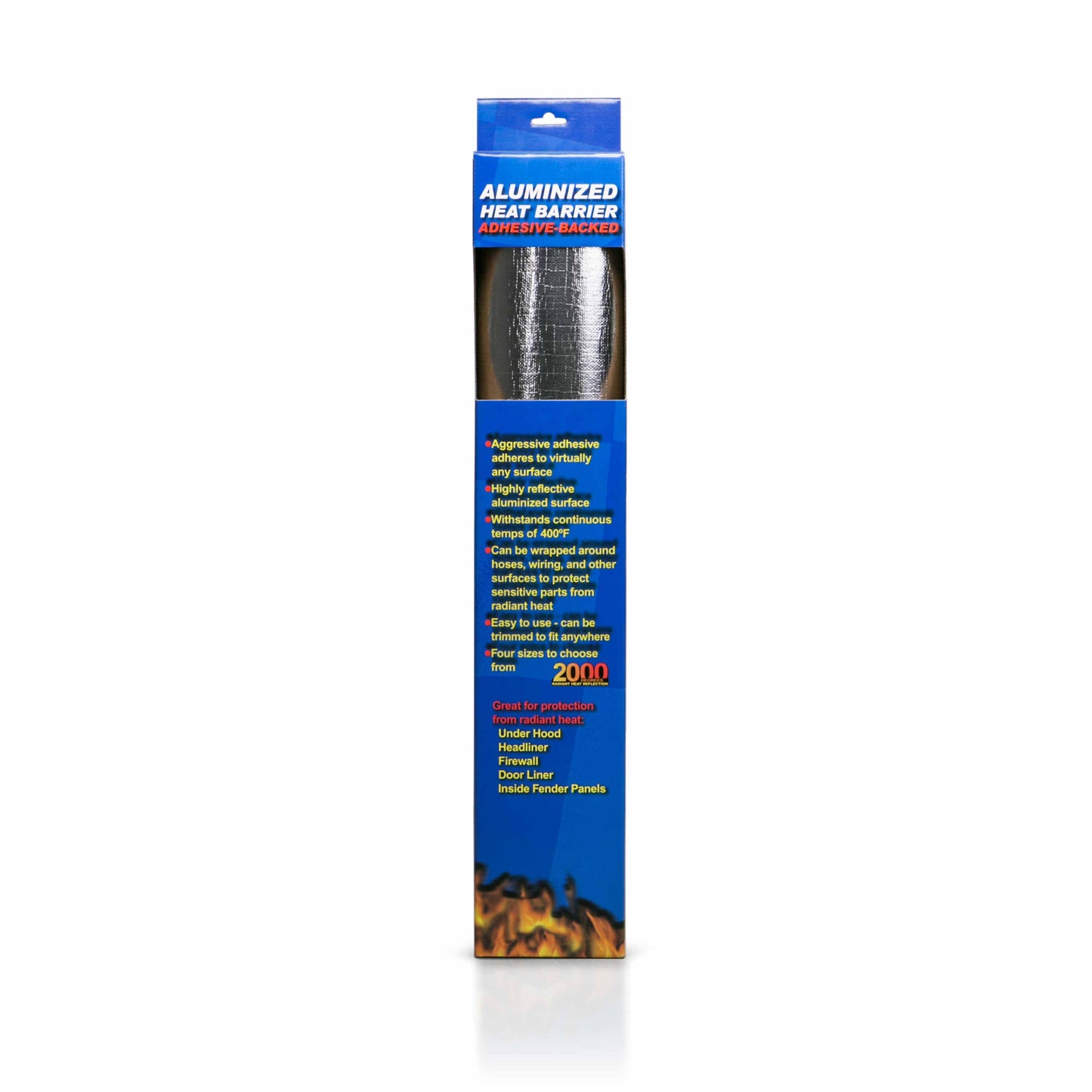 ThermoTec Aluminized Heat Barrier Adhesive Backed, 24in X 48in