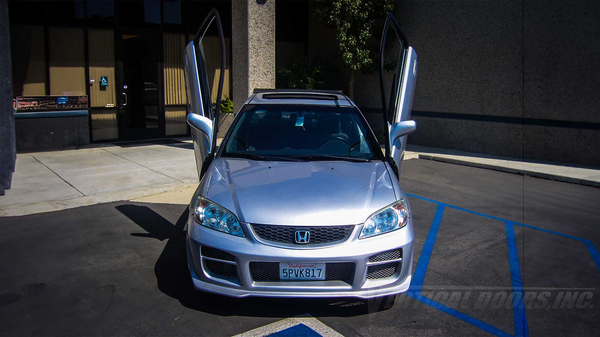 US HONDA 01-05 ES CIVIC ドアモール Upgrade Your Civic: Vertical Doors Kit for Honda Civic 2001-2005