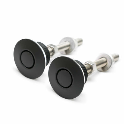 Quik-Latch® QL-38 Low Profile Hood Pin Kit - Black, 1.75", Without Lock
