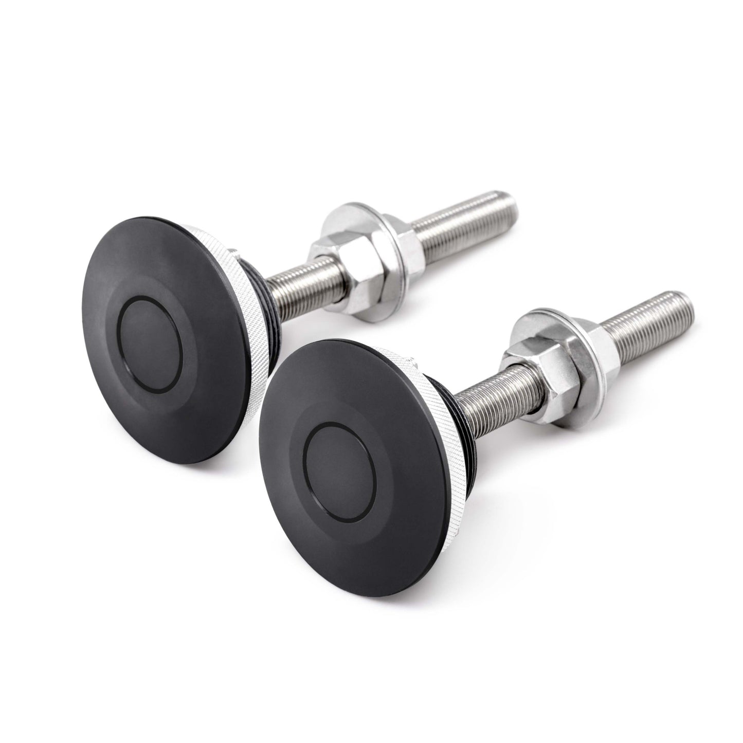 Quik-Latch® QL-50 Low Profile Hood Pin Kit - Black, 2.5", Without Lock