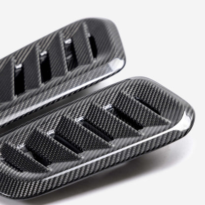 Dry Carbon Hood Vents For 2023-2025 Toyota GR Corolla - Gloss