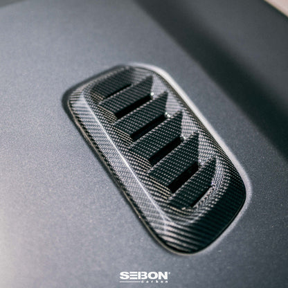 Dry Carbon Hood Vents For 2023-2025 Toyota GR Corolla - Gloss