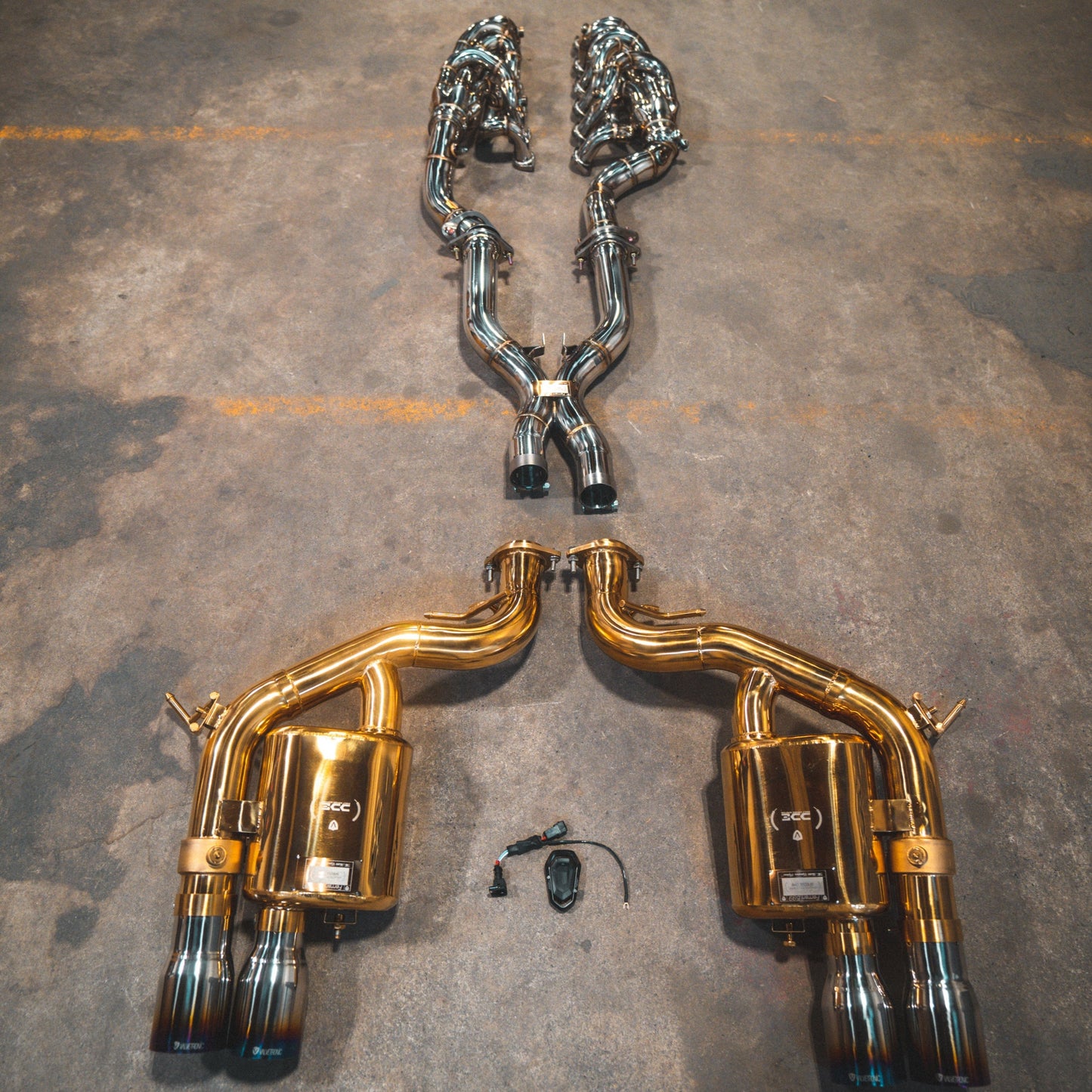Ferrari 599 RACE F1 Valved Exhaust system