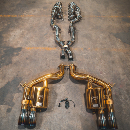 Ferrari 599 RACE F1 Valved Exhaust system