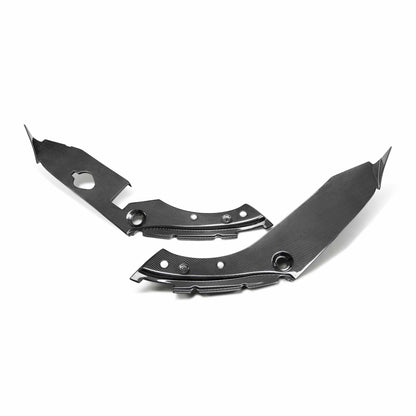 Carbon Fiber Under Hood Inner Wing Trim For 2017-2021 Honda Civic Type R