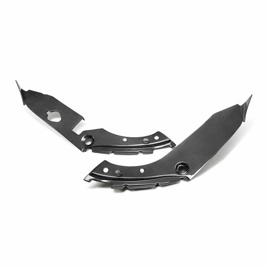 Carbon Fiber Under Hood Inner Wing Trim For 2017-2021 Honda Civic Type R