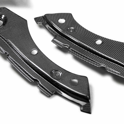 Carbon Fiber Under Hood Inner Wing Trim For 2017-2021 Honda Civic Type R