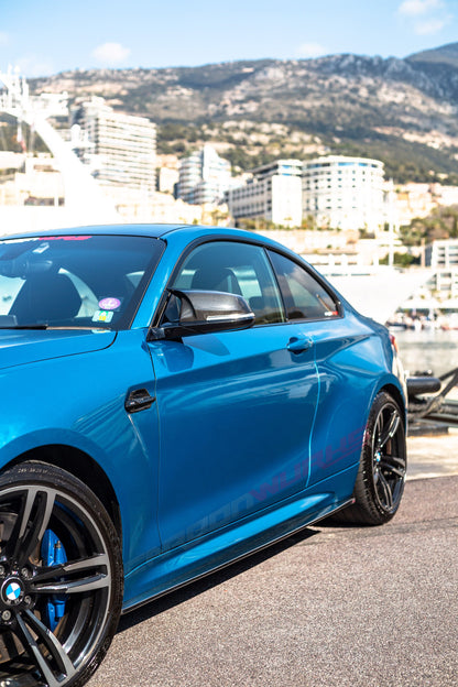 BMW M2 CARBON FIBRE SIDE SKIRT EXTENSIONS