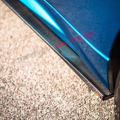 BMW M2 CARBON FIBRE SIDE SKIRT EXTENSIONS