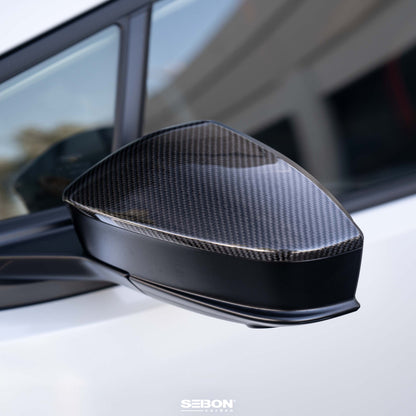Carbon Fiber Mirror Covers For 2023-2025 Toyota Prius / Prius Prime