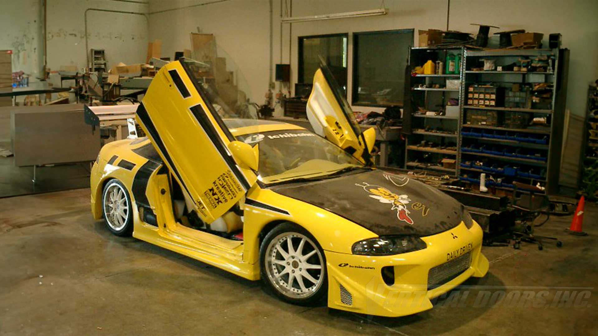 Stand Out with Eclipse: Mitsubishi Eclipse Vertical Doors Kit 1995